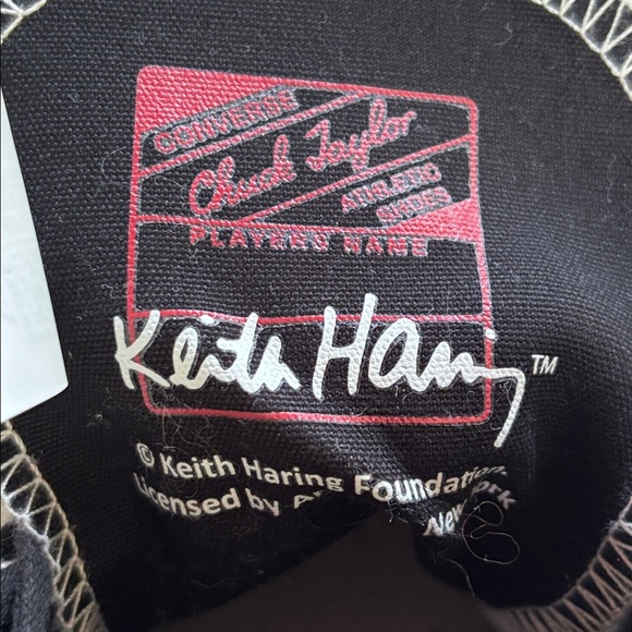 Converse x Keith Haring Chuck 70 Hi Egret / Blk / Red Mens 7 Women’s 9 NWOB - Picture 9 of 12